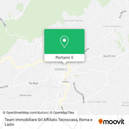 Mappa Team Immobiliare Srl Affiliato Tecnocasa