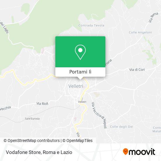 Mappa Vodafone Store