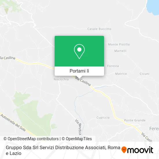 Mappa Gruppo Sda Srl Servizi Distribuzione Associati