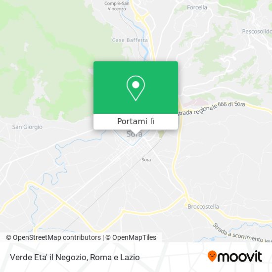 Mappa Verde Eta' il Negozio