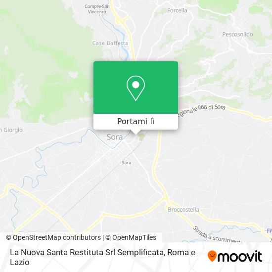 Mappa La Nuova Santa Restituta Srl Semplificata