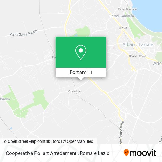 Mappa Cooperativa Poliart Arredamenti