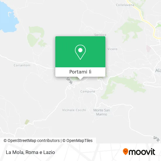 Mappa La Mola