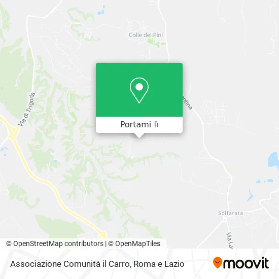 Mappa Associazione Comunità il Carro