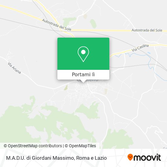 Mappa M.A.D.U. di Giordani Massimo
