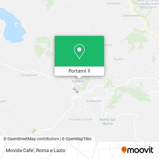 Mappa Movida Cafe'
