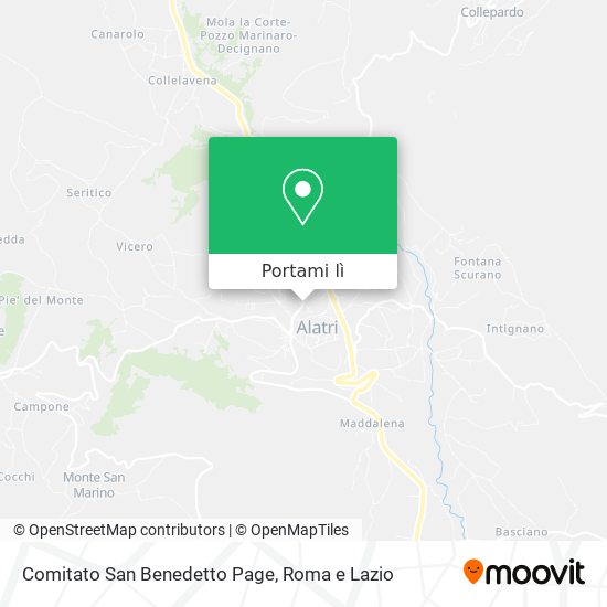 Mappa Comitato San Benedetto Page
