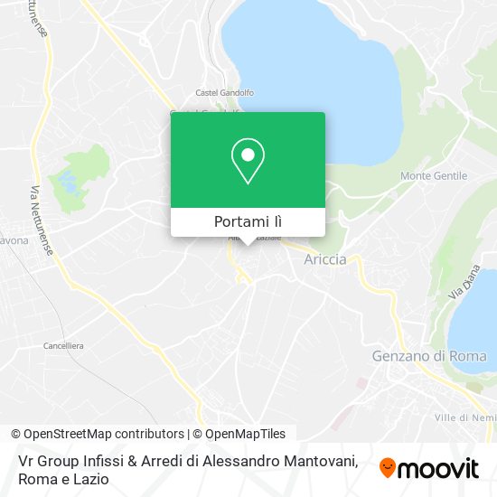 Mappa Vr Group Infissi & Arredi di Alessandro Mantovani