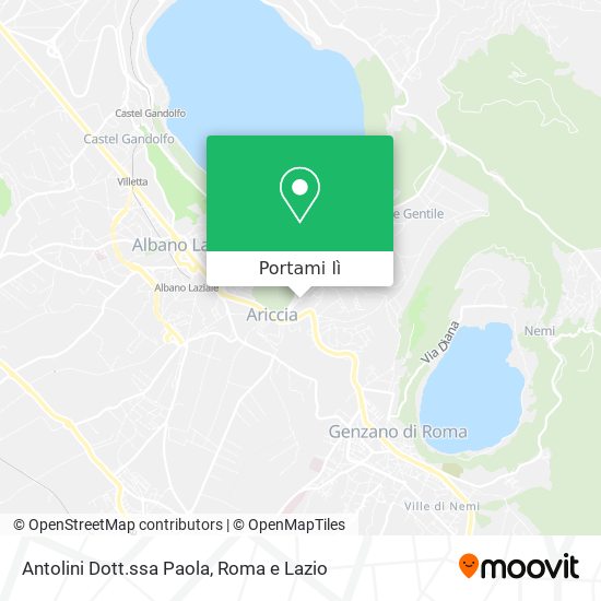 Mappa Antolini Dott.ssa Paola