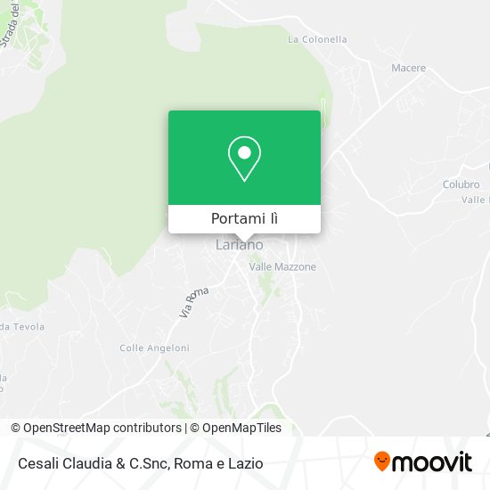 Mappa Cesali Claudia & C.Snc