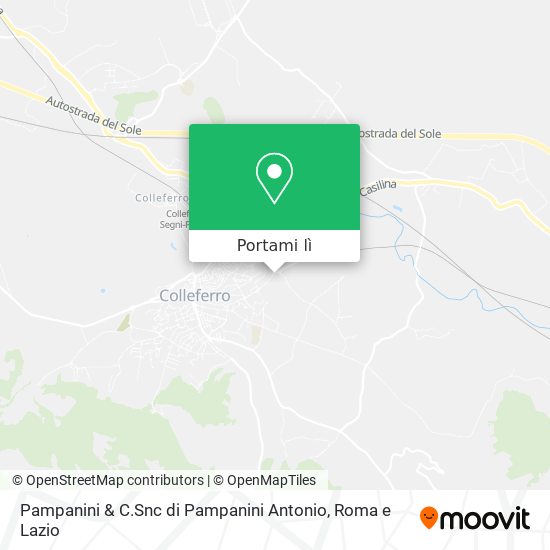 Mappa Pampanini & C.Snc di Pampanini Antonio