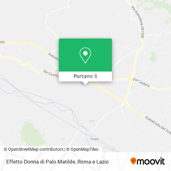 Mappa Effetto Donna di Palo Matilde