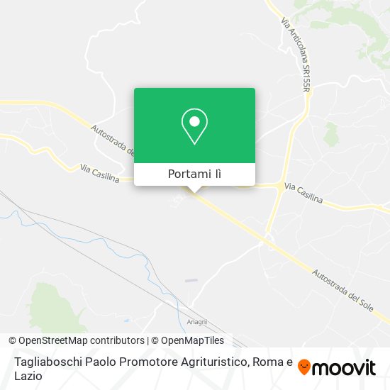 Mappa Tagliaboschi Paolo Promotore Agrituristico