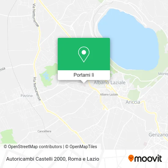 Mappa Autoricambi Castelli 2000