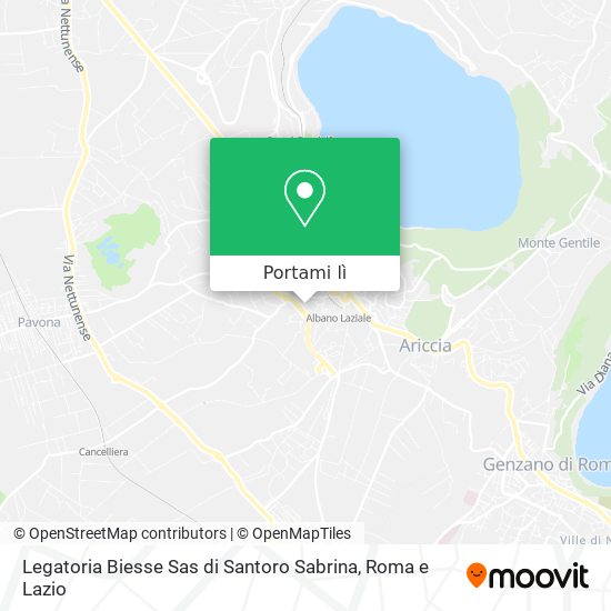 Mappa Legatoria Biesse Sas di Santoro Sabrina