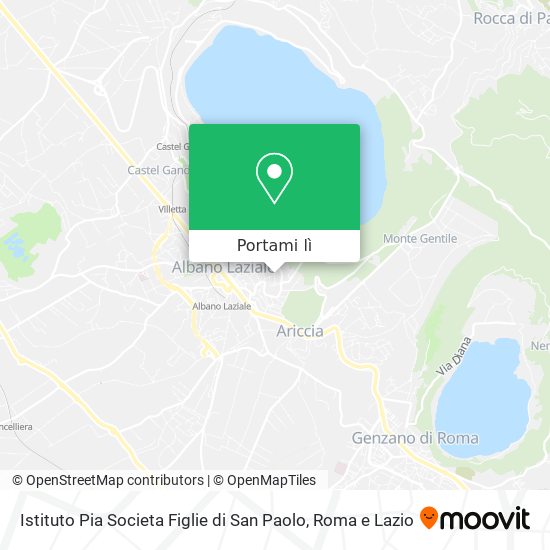 Mappa Istituto Pia Societa Figlie di San Paolo