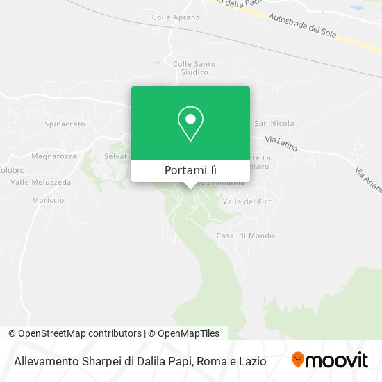 Mappa Allevamento Sharpei di Dalila Papi