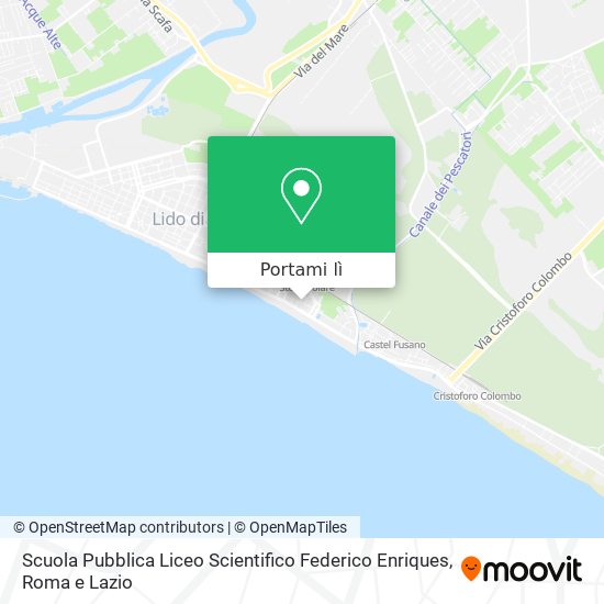 Mappa Scuola Pubblica Liceo Scientifico Federico Enriques