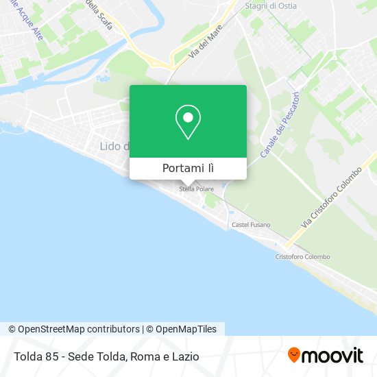 Mappa Tolda 85 - Sede Tolda