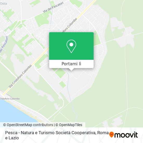 Mappa Pesca - Natura e Turismo Società Cooperativa