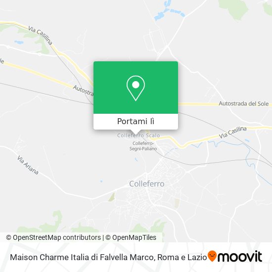 Mappa Maison Charme Italia di Falvella Marco