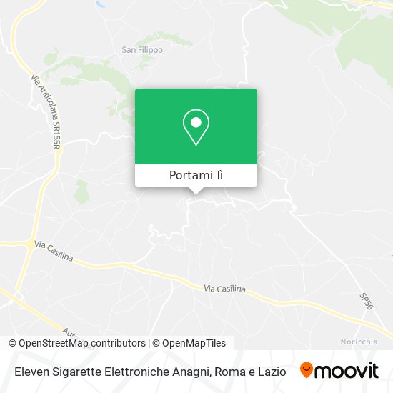 Mappa Eleven Sigarette Elettroniche Anagni