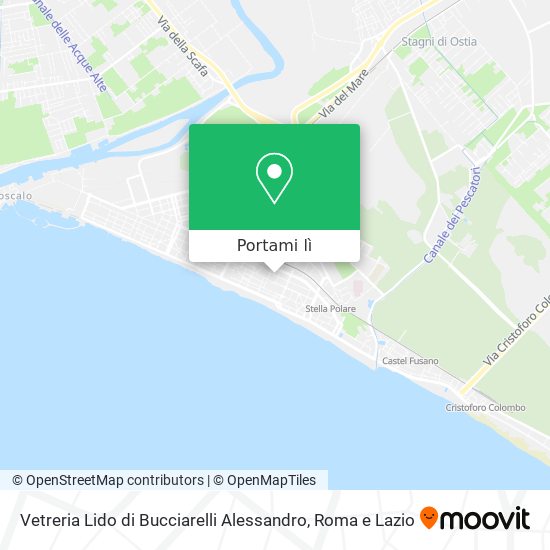Mappa Vetreria Lido di Bucciarelli Alessandro