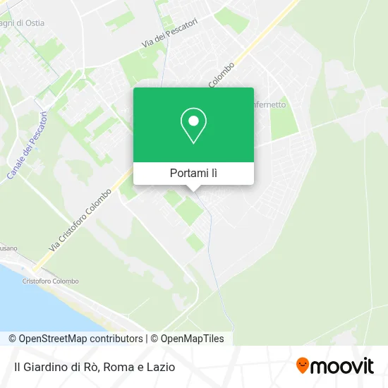 Mappa Il Giardino di Rò