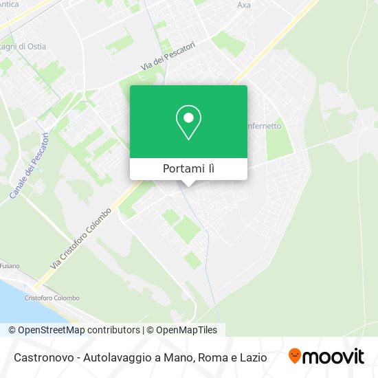 Mappa Castronovo - Autolavaggio a Mano