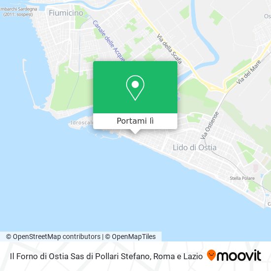 Mappa Il Forno di Ostia Sas di Pollari Stefano