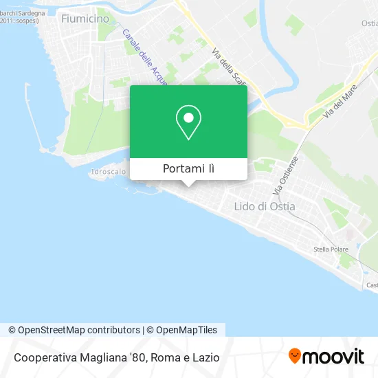 Mappa Cooperativa Magliana '80