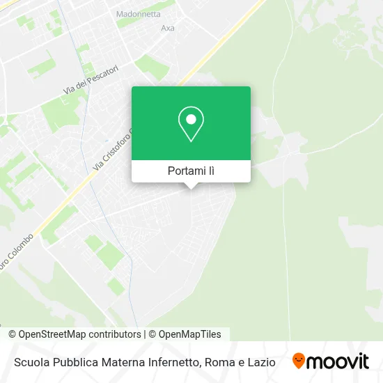 Mappa Scuola Pubblica Materna Infernetto