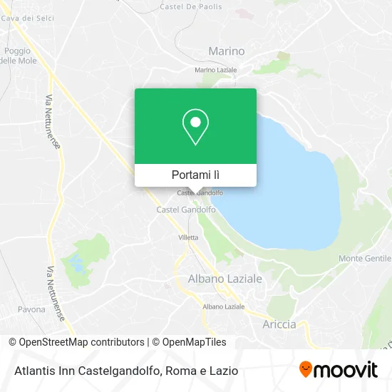 Mappa Atlantis Inn Castelgandolfo