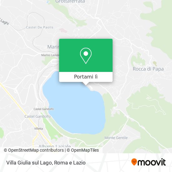 Mappa Villa Giulia sul Lago