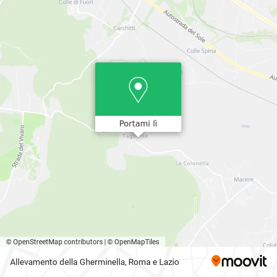 Mappa Allevamento della Gherminella