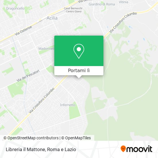 Mappa Libreria il Mattone