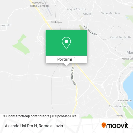 Mappa Azienda Usl Rm H