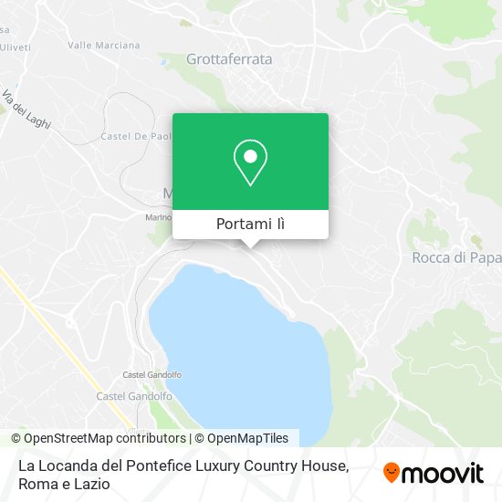 Mappa La Locanda del Pontefice Luxury Country House