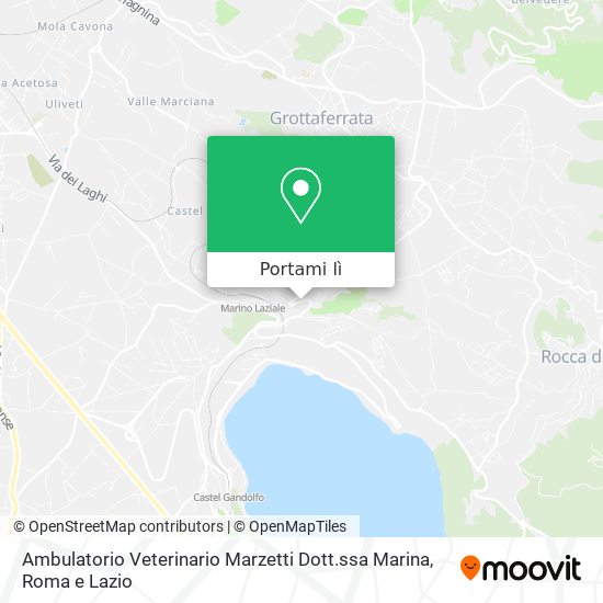 Mappa Ambulatorio Veterinario Marzetti Dott.ssa Marina