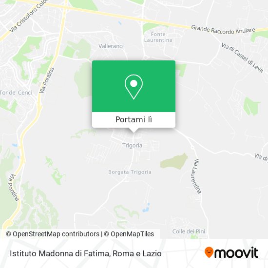 Mappa Istituto Madonna di Fatima