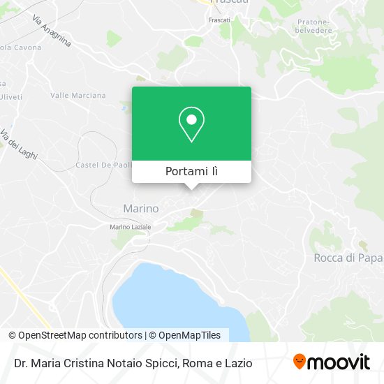 Mappa Dr. Maria Cristina Notaio Spicci