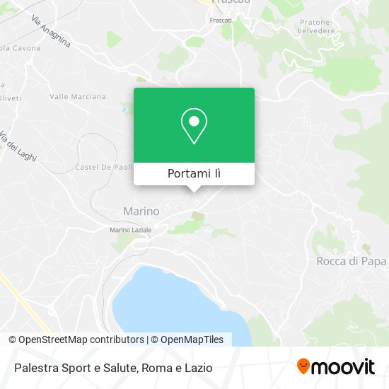 Mappa Palestra Sport e Salute