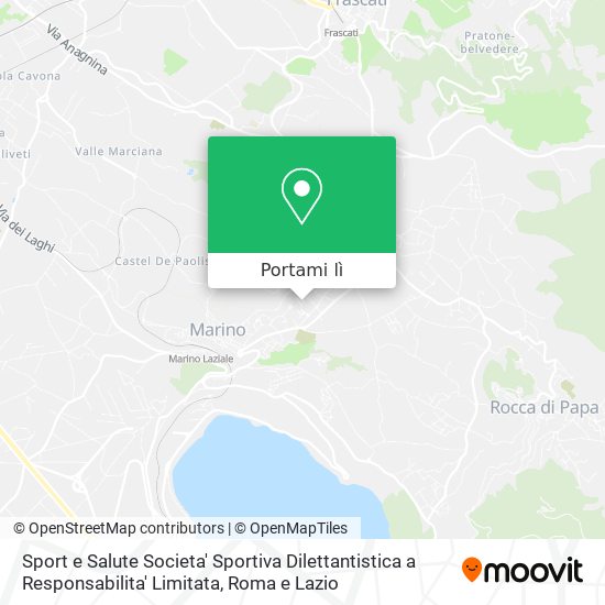 Mappa Sport e Salute Societa' Sportiva Dilettantistica a Responsabilita' Limitata