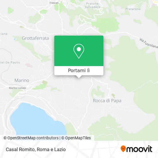 Mappa Casal Romito