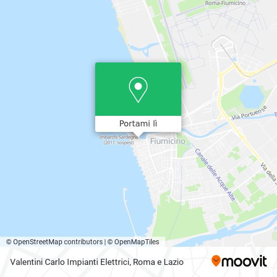 Mappa Valentini Carlo Impianti Elettrici