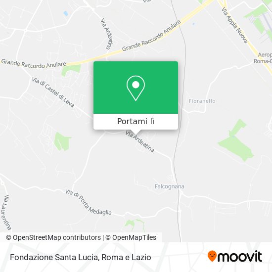 Mappa Fondazione Santa Lucia