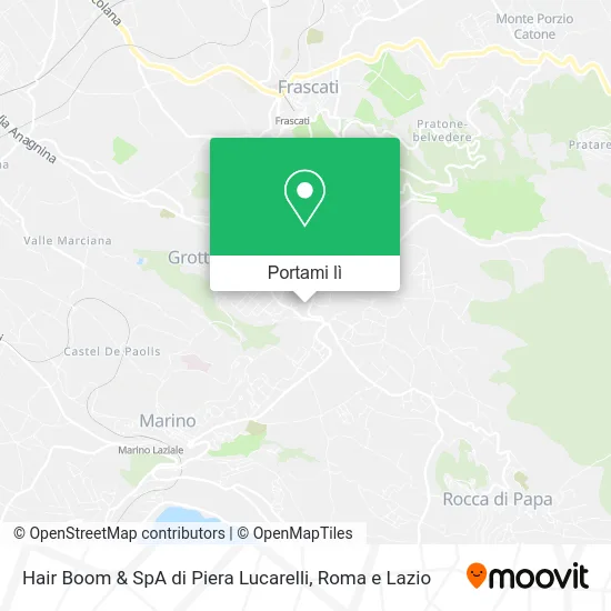 Mappa Hair Boom & SpA di Piera Lucarelli