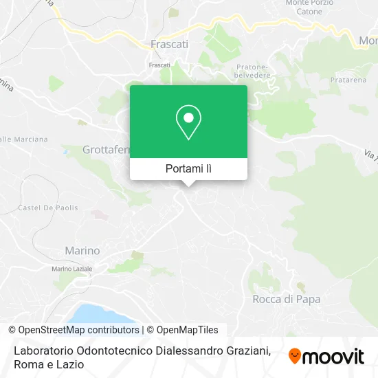 Mappa Laboratorio Odontotecnico Dialessandro Graziani