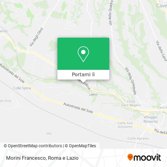 Mappa Morini Francesco