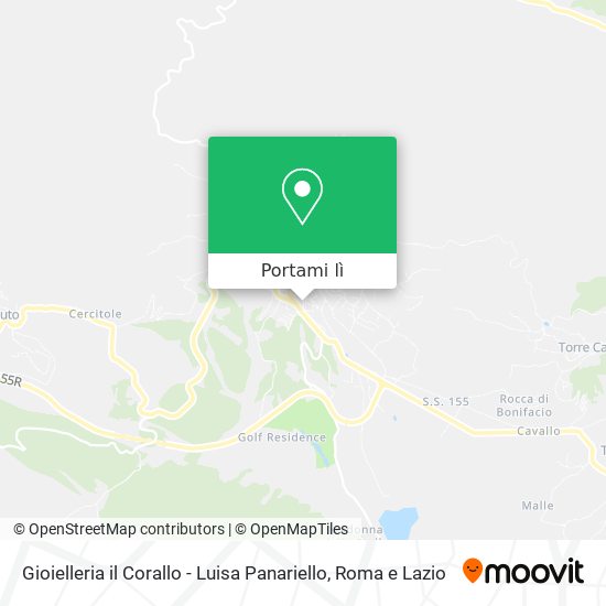 Mappa Gioielleria il Corallo - Luisa Panariello
